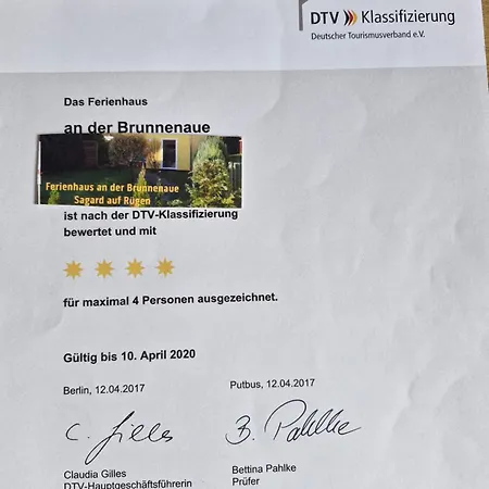 Дом отдыха An Der Brunnenaue 4 Sterne, E-ladestation Am Haus, Wlan, Netflix, Garten *