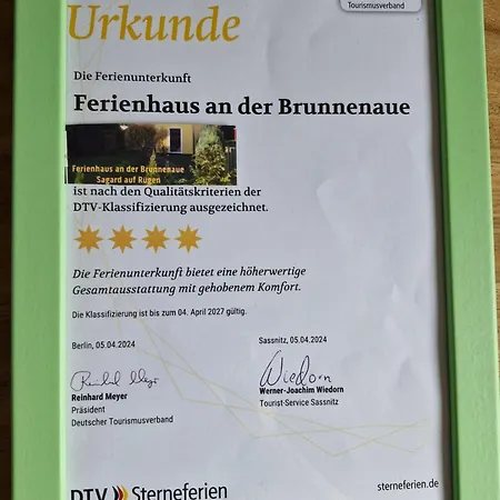 An Der Brunnenaue 4 Sterne, E-ladestation Am Haus, Wlan, Netflix, Garten Sagard